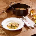 Lavanttaler Walleritschert mit Apfelwein und Gemüse
