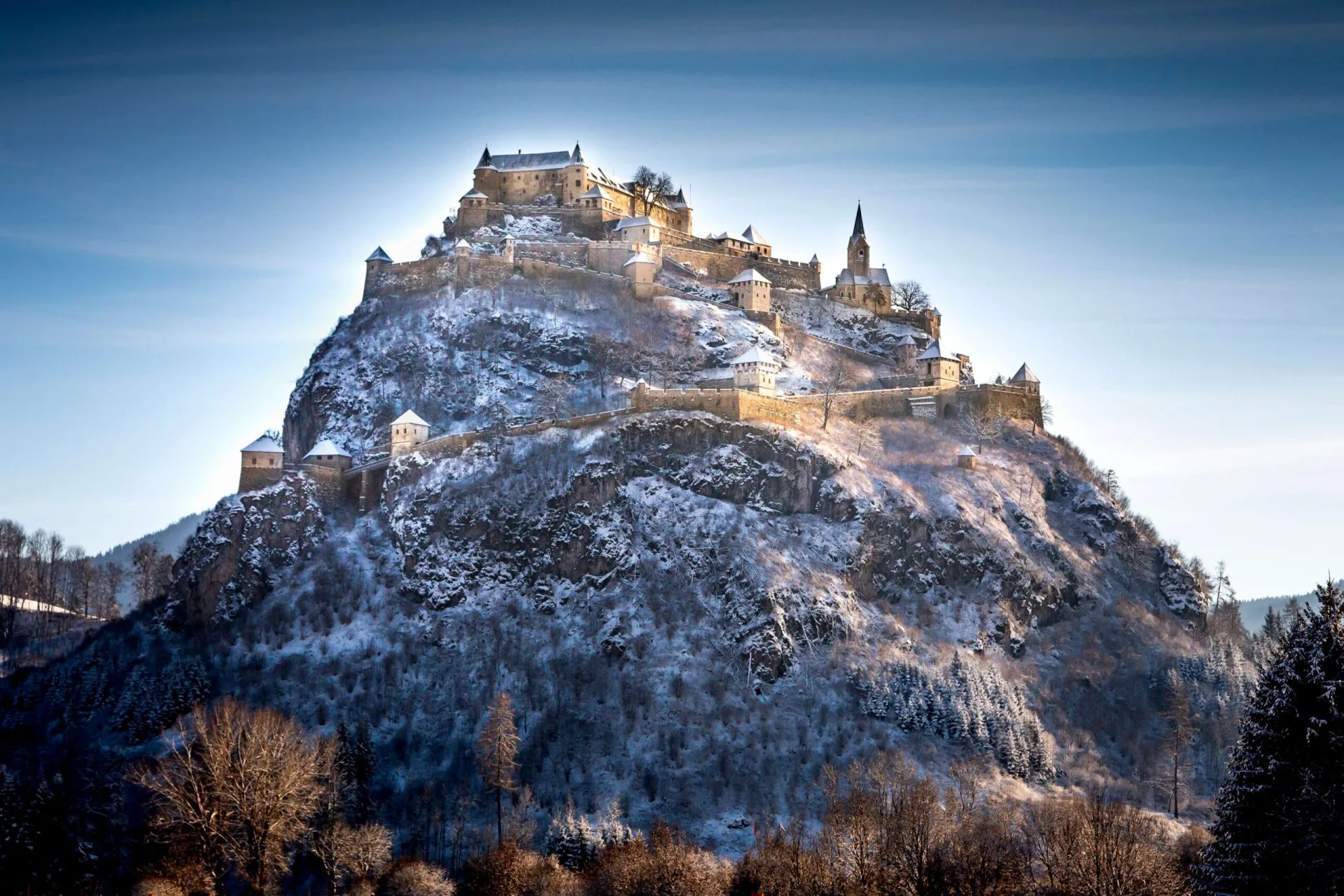 Panorama der Burg Hochosterwitz