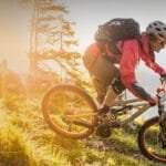 Mountainbiker in Forstau