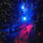 Beleuchtete Skiwelt in Söll